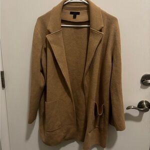 JCREW Cardigan in tan size large